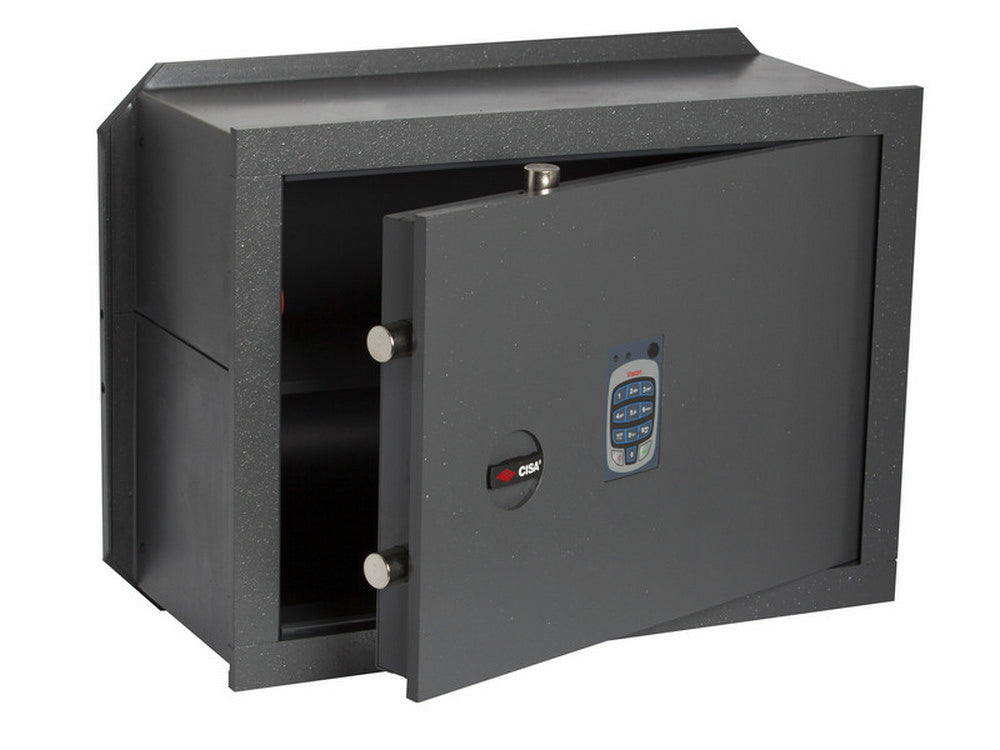 cassaforte da muro elettronica art. 82710 chiusura con combinatore mm. 490x300x360 h cod:ferx.vit10971
