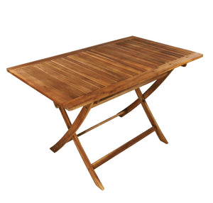 Tavolo da giardino, tavolo da pranzo, tavolo pieghevole, tavolo, in legno di acacia