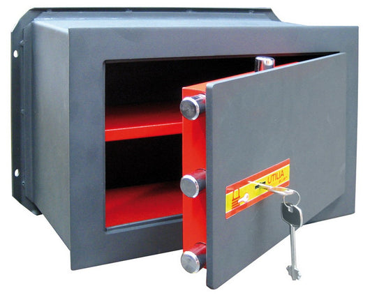 cassaforte da muro chiusura con chiave mm. 490x200x320 h cod:ferx.vit28484