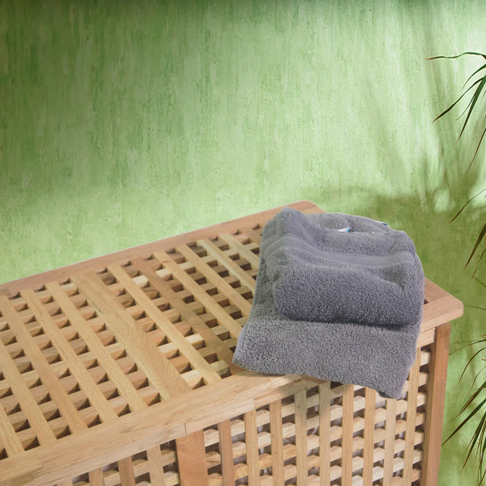 Portabiancheria, doppio legno di noce