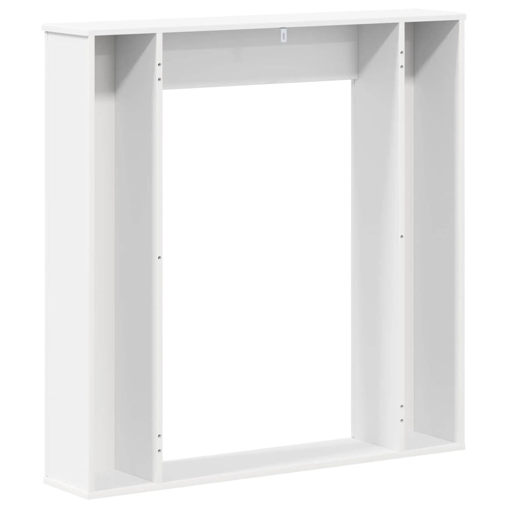 Cornice per camino Bianco 100 x 20 x 100 cm 8006615