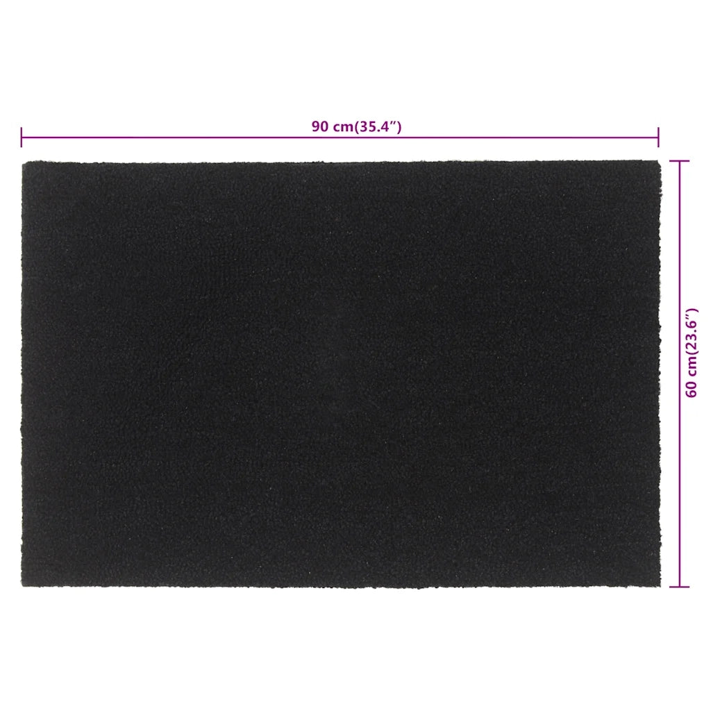 Zerbino | Tappetino Nero 60x90 cm Fibra di Cocco