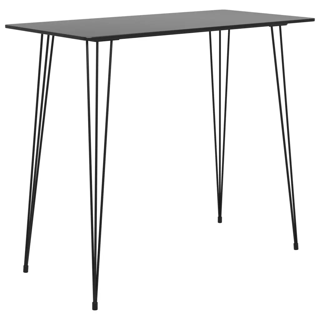 vidaXL Set da Bar 7 pz Nero e Grigio