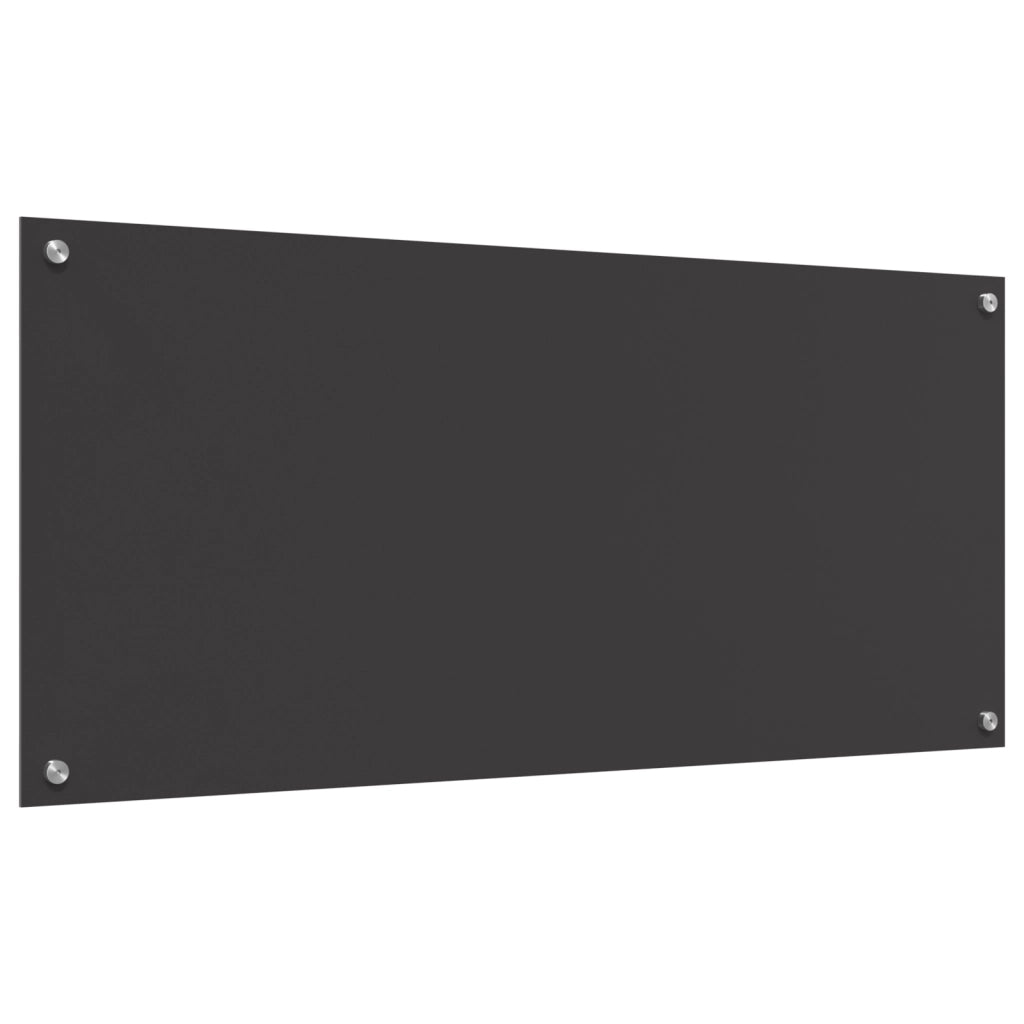 Schienale Cucina Grigio scuro 110x50x0,6 cm in Vetro Temperato di