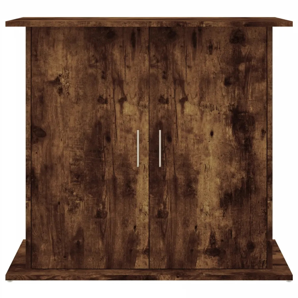 Supporto Acquario 81x36x73 cm in Legno Multistrato Rovere Fumo CFW6264398