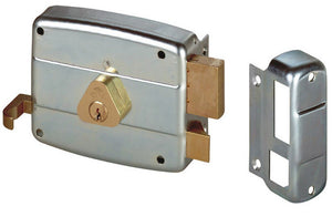 serratura ferro applicare .2m+s cil/interno con aletta art. 50421 e.60 sx cod:ferx.vit19062