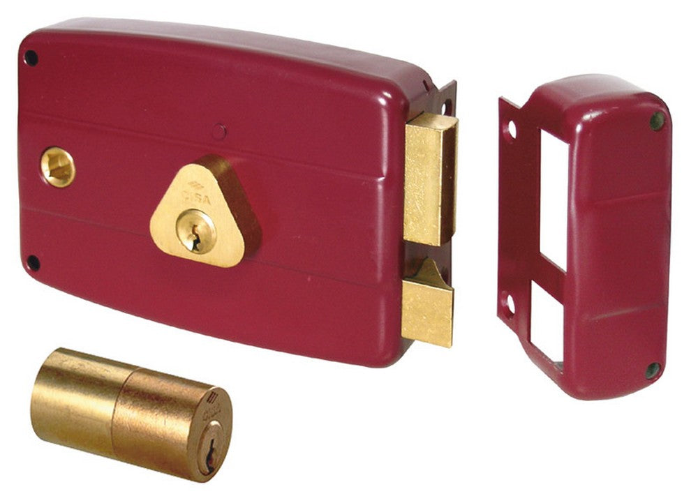 serratura ferro applicare .2m+s cil/interno amaranto art. 50171 e.60 dx cod:ferx.vit23203