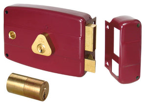 serratura ferro applicare .2m+s cil/interno amaranto art. 50171 e.60 dx cod:ferx.vit23203