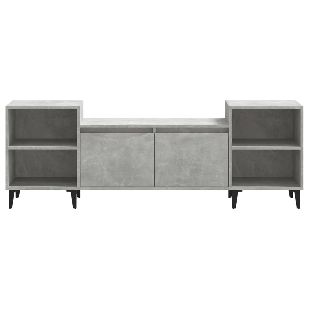 Mobile TV multimediale mensola TV credenza TV sala da pranzo soggiorno camera da letto 160 x 35 x 55 cm legno ingegnerizzato grigio 02_0026064