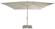 Ombrellone Brera avorio - legno larice con luci LED Colore: Bianco Lucido - Bianco + LED