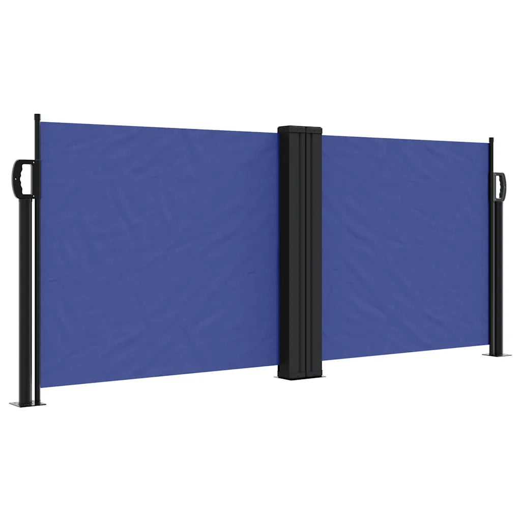 Tenda da Sole Laterale Retrattile-Tenda parasole per balcone per giardino Blu 100x600 cm 816239