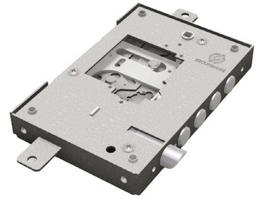 serratura triplice per porte blindate sx senza cuore intercambiabile interasse mm.28 art. 250 cod:ferx.vit55198