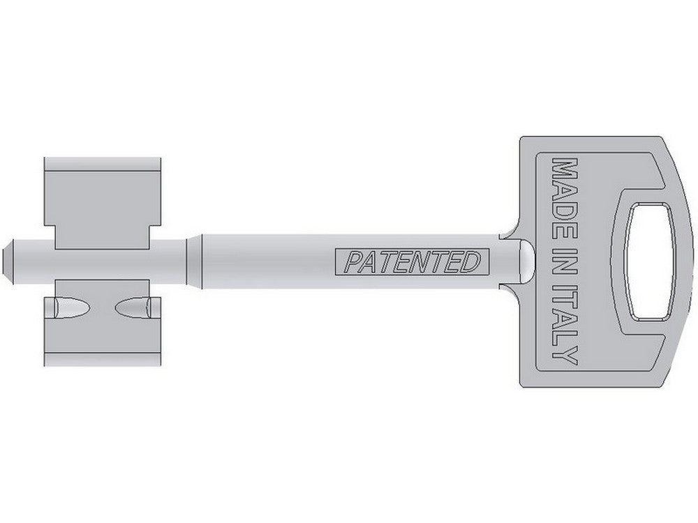 chiave doppia mappa securmap 11 gambo mm. 35 cod:ferx.vit55211