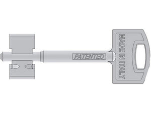 chiave doppia mappa securmap 11 gambo mm. 35 cod:ferx.vit55211