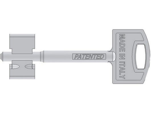 chiave doppia mappa securmap 11 gambo mm. 35 cod:ferx.vit55211