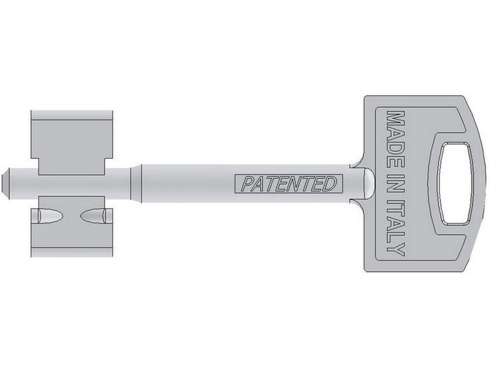 chiave doppia mappa securmap 11 gambo mm. 35 cod:ferx.vit55211