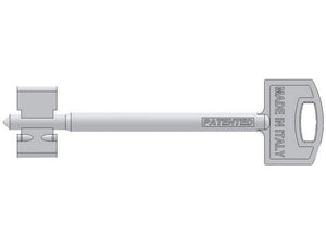 chiave doppia mappa securmap 11 gambo mm. 60 cod:ferx.vit55212