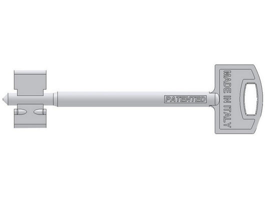 chiave doppia mappa securmap 11 gambo mm. 60 cod:ferx.vit55212