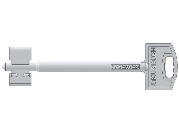 chiave doppia mappa securmap 11 gambo mm. 60 cod:ferx.vit55212