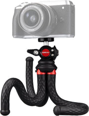 Stativo per camera in alluminio, portatile, migliorato stativo per smartphone 11 x 3 x 3 cm;