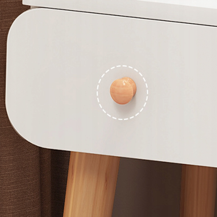 Toeletta per trucco con misure 120x80x40 cm, ideale per la camera da letto.