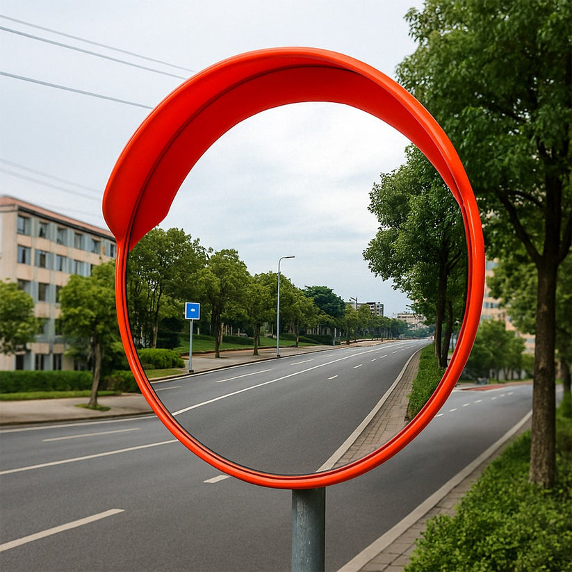Specchio sferico infrangibile da 45 cm, in acrilico, adatto per viaggi, strade e magazzini.