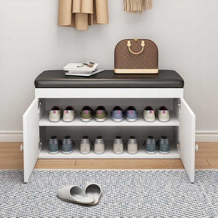 Schuhschrank, Weiß 32x60x35 Cm