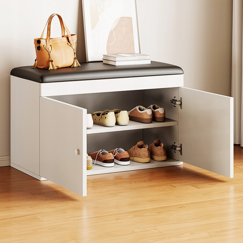 Scarpiera Bianca 32x60x35 cm Compatta e Funzionale