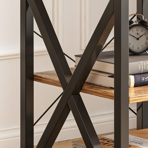 Tavolino da Caffè Marrone 40x40x60 cm Ideale per Soggiorno