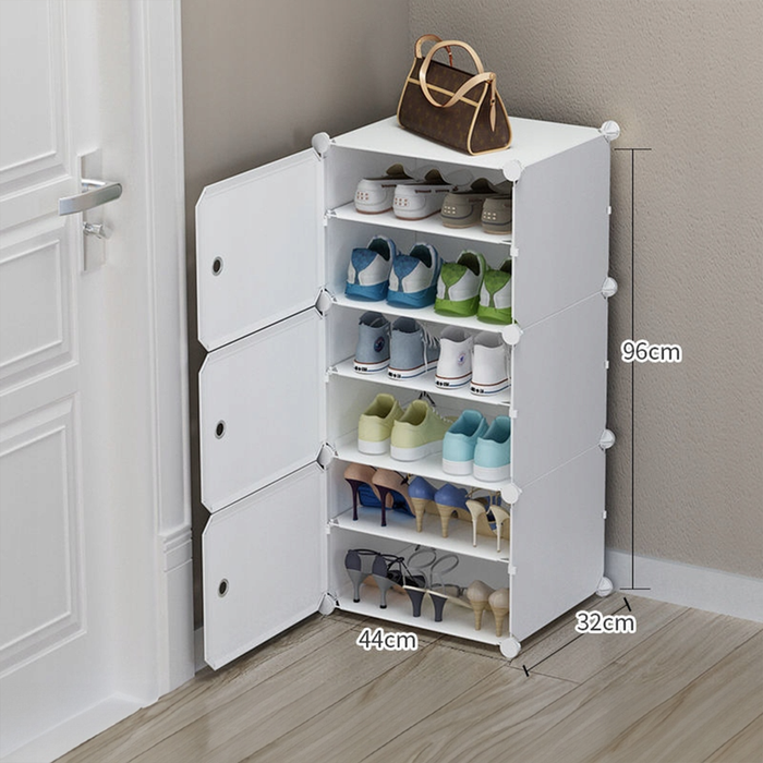 Scarpiera Bianca 44x96x32 cm Ideale per Ingresso