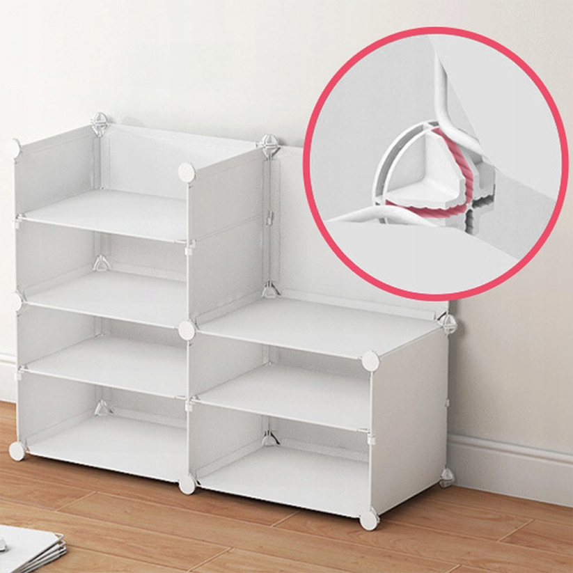 Scarpiera da 44x96x32 cm, finitura bianca, ideale per l'ingresso.