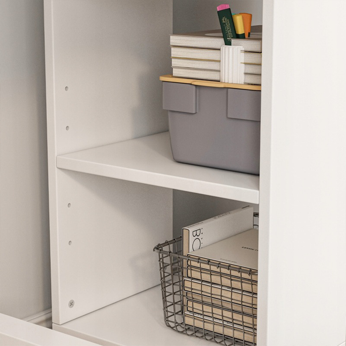 Mobile contenitore bianco da 60x75x35 cm, ideale per ogni stanza.