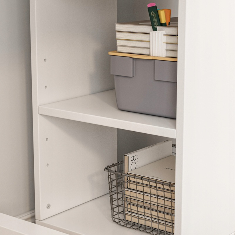 Mobile Contenitore Bianco 60x75x35 cm Ideale per Ogni Stanza