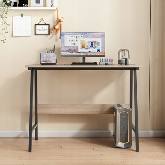 Scrivania per computer Loft industriale scolastica moderna rovere chiaro 100 cm