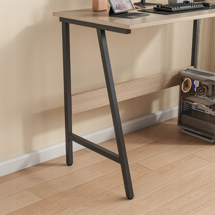 Scrivania Scolastica Moderna 100 cm – Stile Industriale in Rovere Chiaro