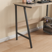 Scrivania Scolastica Moderna 100 cm – Stile Industriale in Rovere Chiaro