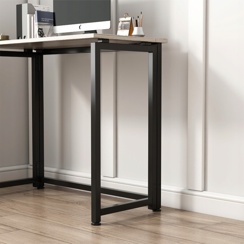 Scrivania compatta 80x40x72 cm, colore marrone, ideale per piccoli spazi.