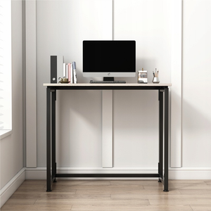 Scrivania compatta 80x40x72 cm, colore marrone, ideale per piccoli spazi.