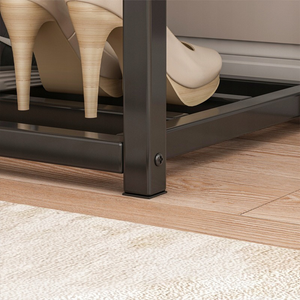 Scarpiera da 50x30x60 cm, finitura marrone, ideale per l'ingresso.