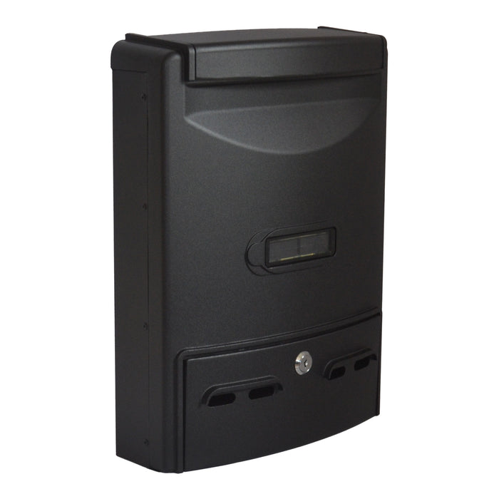 CASSETTA POSTALE PORTARIVISTE CLASSICA NERA