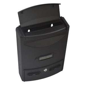 CASSETTA POSTALE PORTARIVISTE CLASSICA NERA