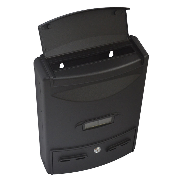 CASSETTA POSTALE PORTARIVISTE CLASSICA NERA