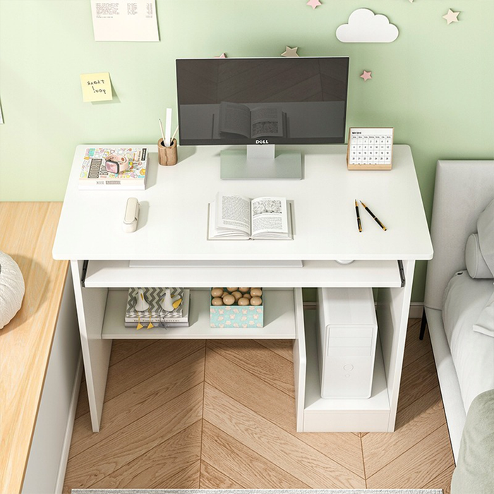 Scrivania Bianca 80x40x74 cm Ideale per Studio