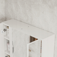 Pensile sospeso da 60x55x15 cm, finitura bianca, ideale per ogni ambiente.