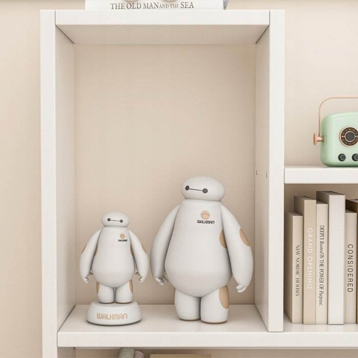 Scaffale per libri bianco, ideale per spazi ridotti, con misure 100x16x60 cm.