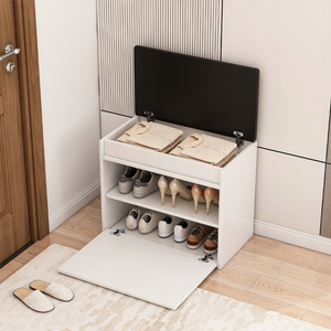 Scarpiera Bianca 60x35x49 cm Ideale per Ingresso