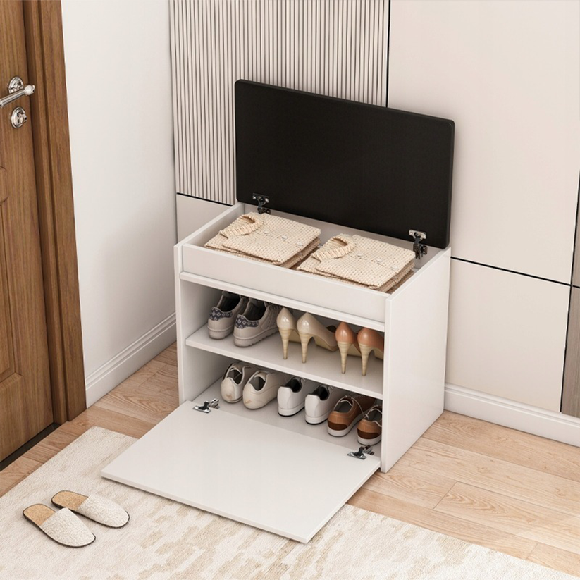 Scarpiera Bianca 60x35x49 cm Ideale per Ingresso