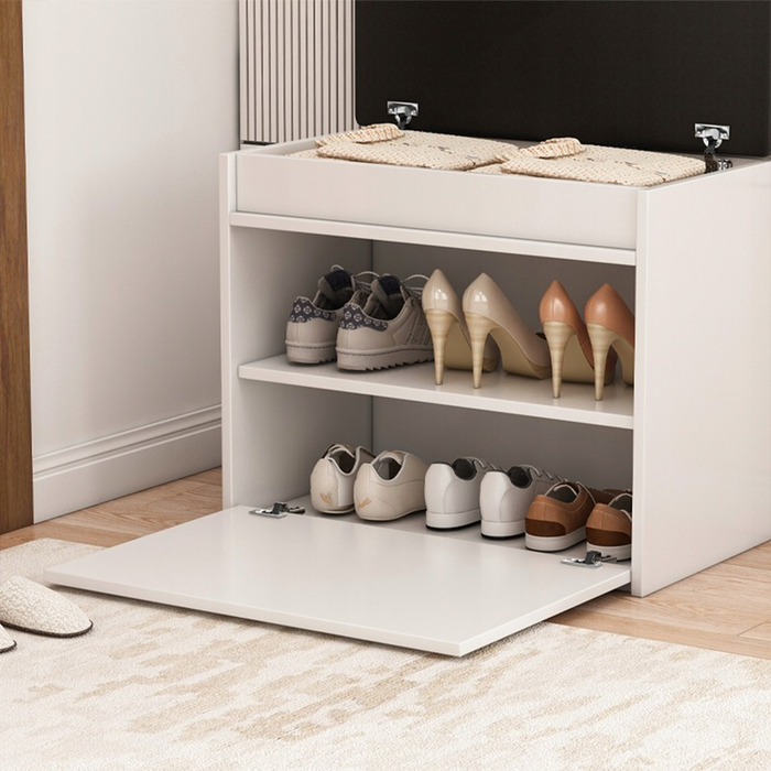 Scarpiera Bianca 60x35x49 cm Ideale per Ingresso