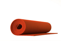 Tappetino Yoga Fitness Ginnastica Tappeto Palestra Antiscivolo Arrotolabile 61 x 173 Cm  - Arancio