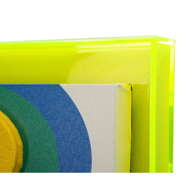Stampa Su Tela Pop Art Con Cornice -a- cm 50x3,3x70
